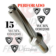 broca de perforado 15 mm