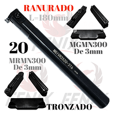 barra ranurado 20mm