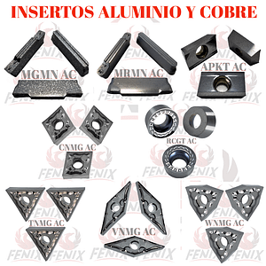 Insertos Aluminio y Cobre