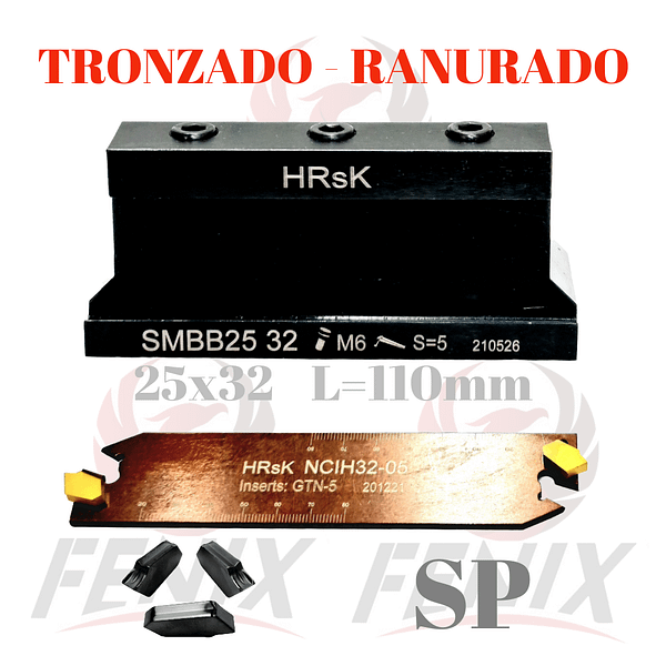 porta lama 2532 ranurado tronzado corte