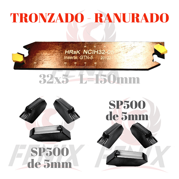 lama para ranurado y tronzado 5mm