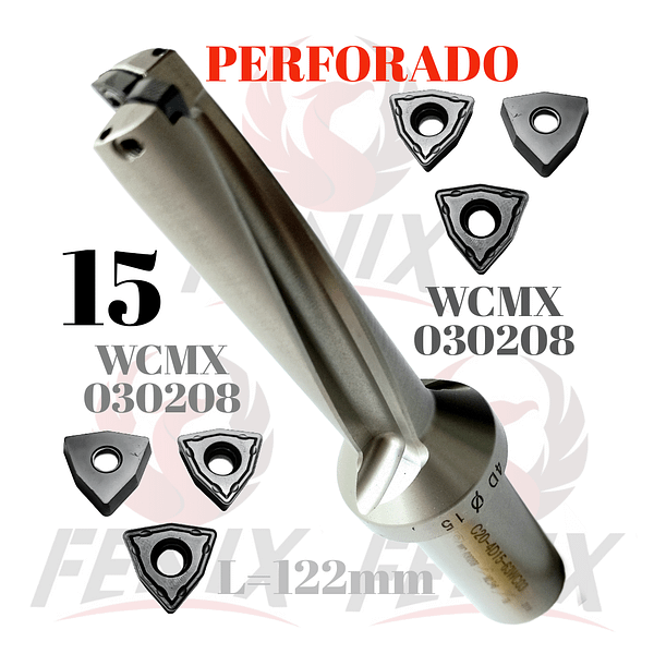 broca de perforado 15 mm