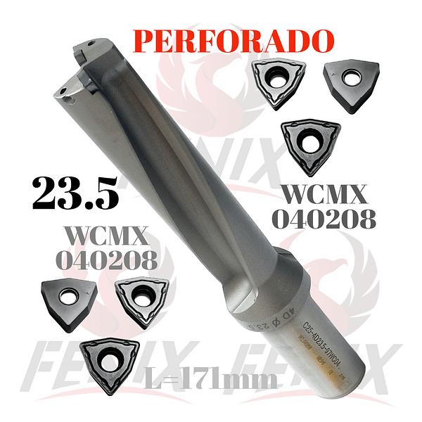 broca de perforado 23.5 mm