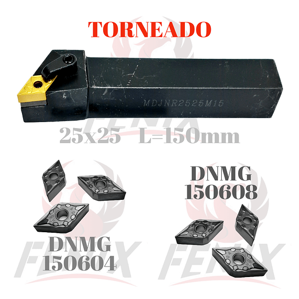 porta torneado derecho 25x25