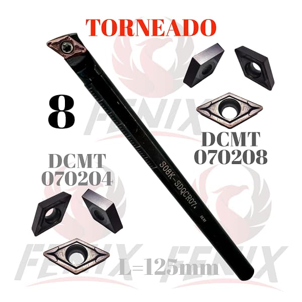 barra para torneado 8mm
